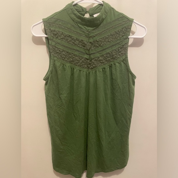 Wrangler Crochet Top- Green size M - Picture 3 of 9